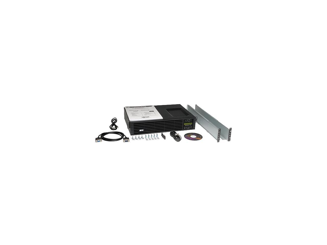 Tripp Lite SU750RTXLCD2U 750VA 675W UPS Smart Online Rackmount LCD 100V-120V USB 2URM RT