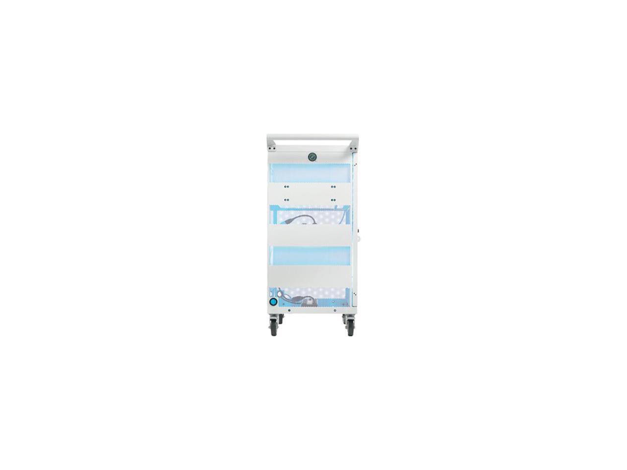 TRIPP LITE CSC32ACWHG 32 Outlets Multi-Device UV Charging Cart, Hospital-Grade
