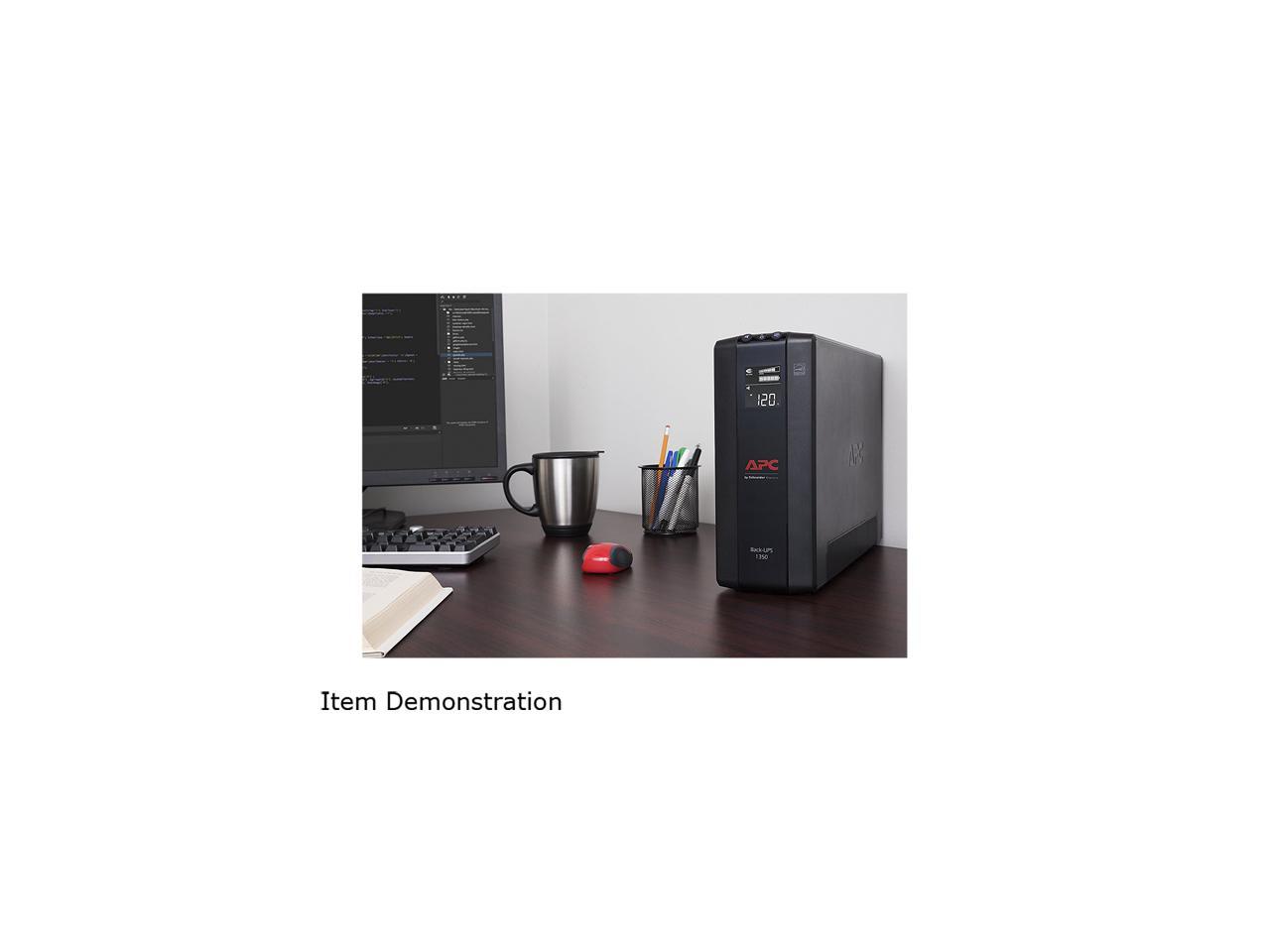 APC BX1350M Back-UPS Pro 1350 VA 810 Watts 10 Outlets Uninterruptible Power Supply (UPS)