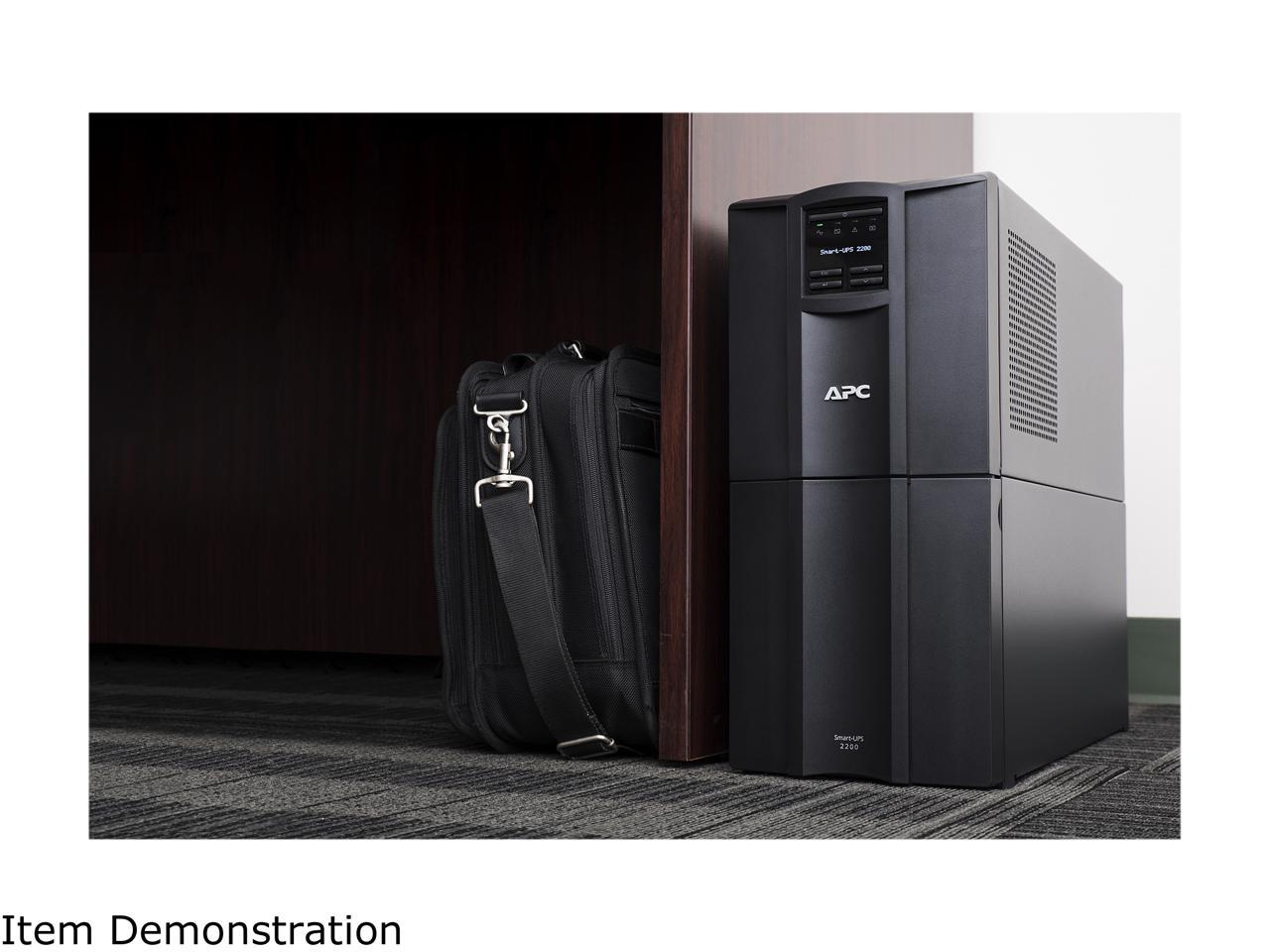 APC SMT2200C 2200 VA 1980 Watts 10 Outlets Pure Sinewave Smart-UPS with SmartConnect (Replaces SMT2200)