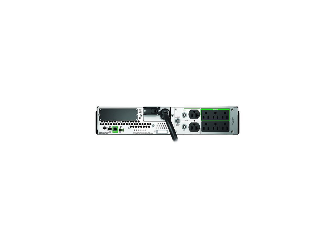 APC SMT3000RM2UC 3000 VA 2700 Watts 8 Outlets Pure Sinewave Smart-UPS with SmartConnect (Replaces SMT3000RM2U)