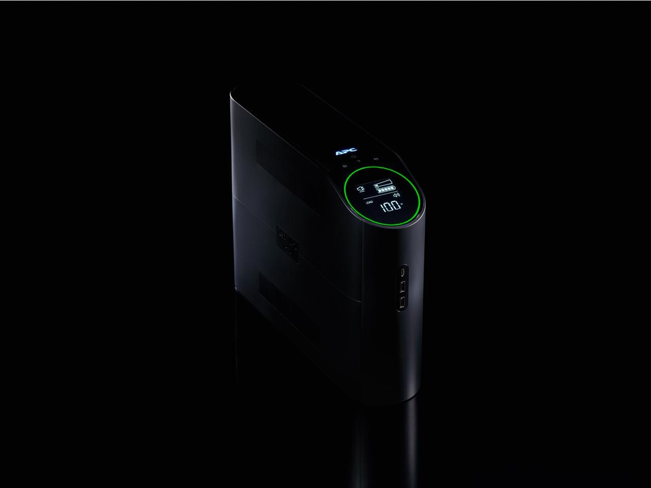 APC Gaming UPS, 1500 VA Sine Wave UPS Battery Backup with AVR and (3) USB Charger Ports, BGM1500B, Back-UPS Pro Uninterruptible Power Supply