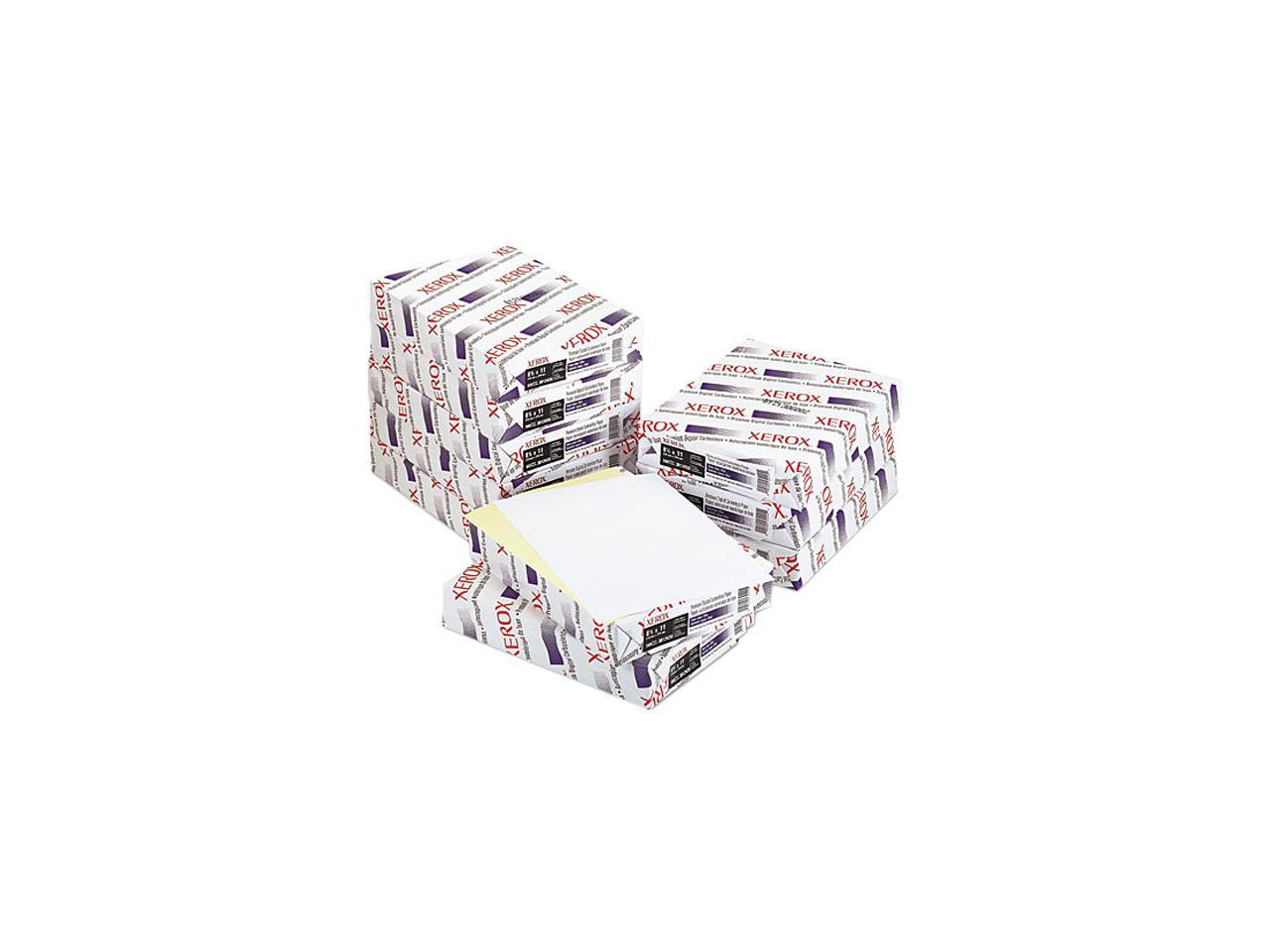 XEROX Carbonless Paper, 2-Part Straight Collated, White/Canary, Letter, 2500 Set/Ctn
