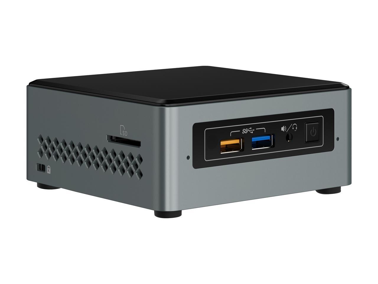 Intel NUC (Next Unit of Computing) BOXNUC6CAYH Black Barebone Systems - Mini / Booksize