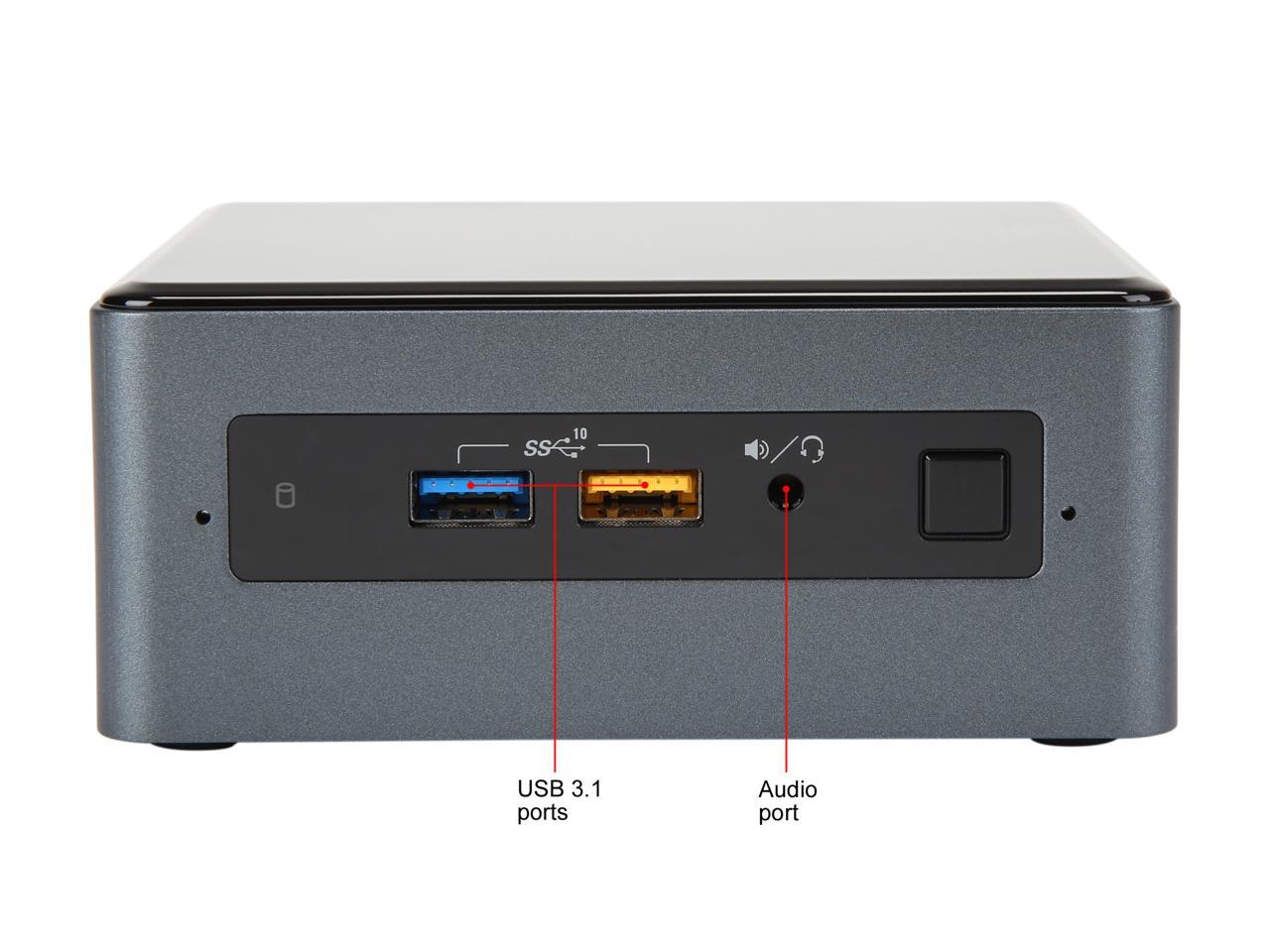 Intel NUC (Next Unit of Computing) BOXNUC8i5BEH1 Black Mini / Booksize Barebone System