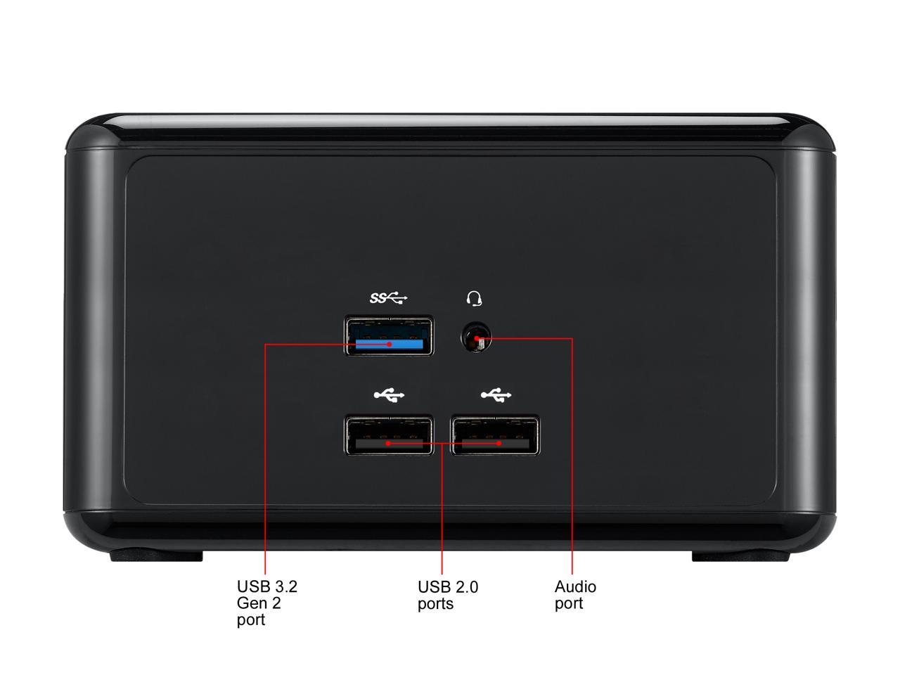 ASRock AMD Ryzen Embedded CPU Barebone 4X4 BOX-V1000M SoC Dual GLAN Support Triple Displays Mini / Booksize Barebone System