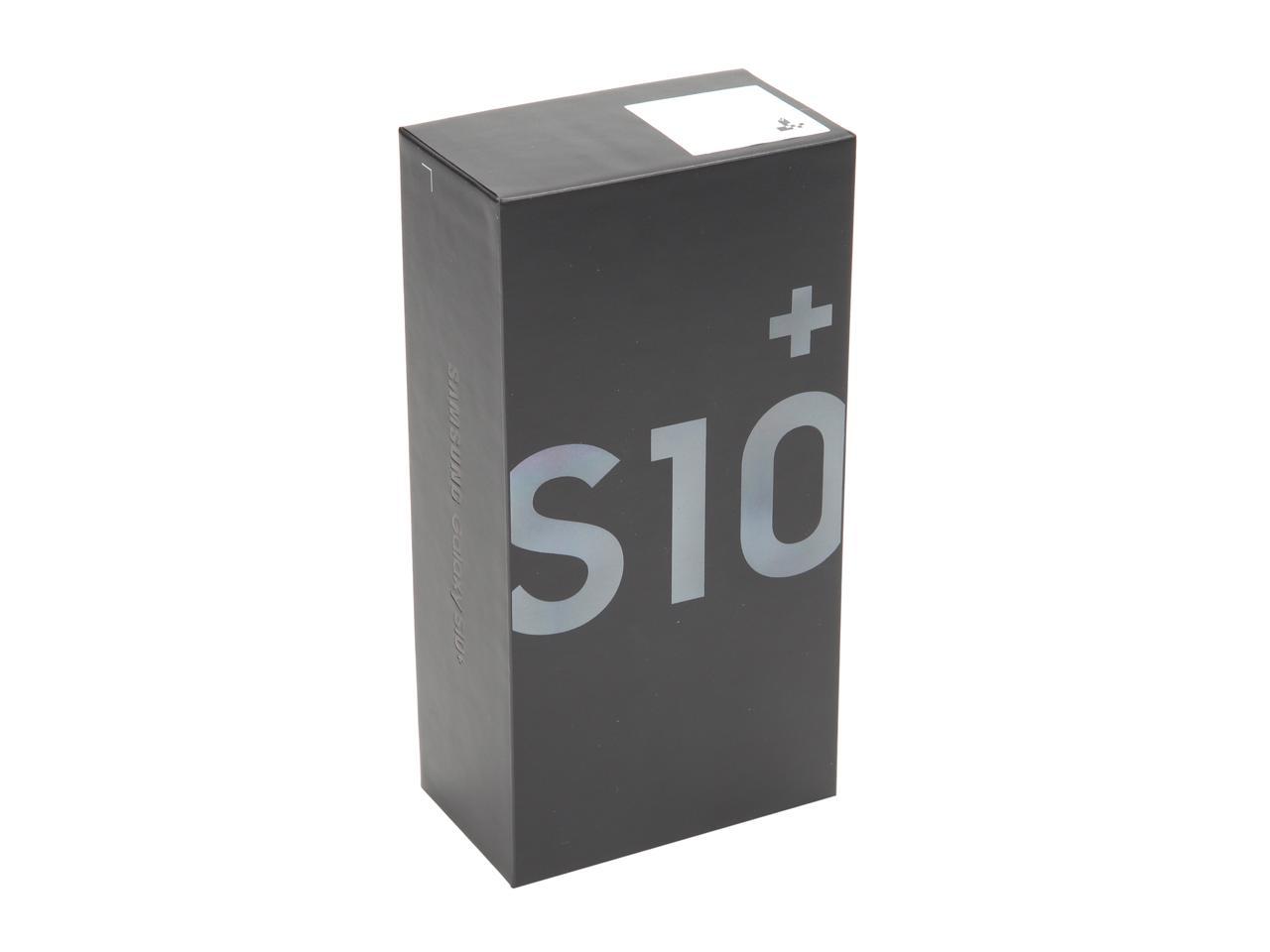 Samsung Galaxy S10+ 4G LTE Factory Unlocked Cell Phone 6.4" Infinity Display Prism Black 128GB 8GB RAM