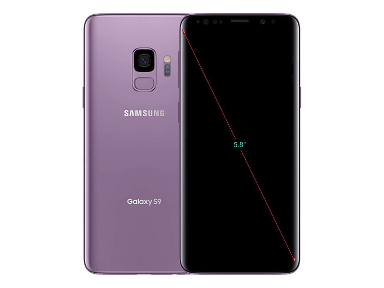 Samsung Galaxy S9 G960F 4G LTE Unlocked GSM Phone w/ 12 MP Camera 5.8" Lilac Purple 64GB 4GB RAM