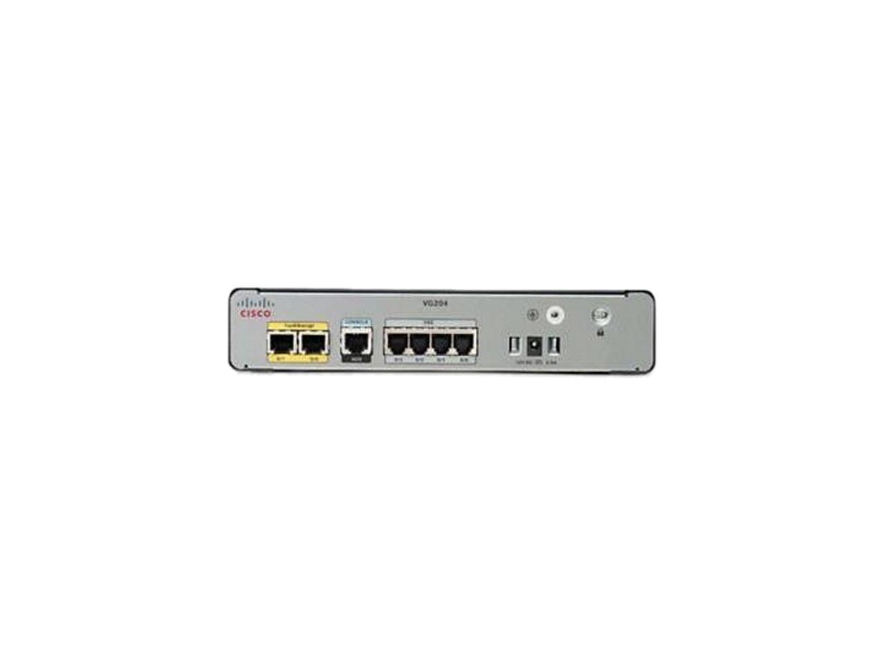 CISCO VG204XM Analog Voice Gateway - VoIP phone adapter - 10Mb LAN, 100Mb LAN
