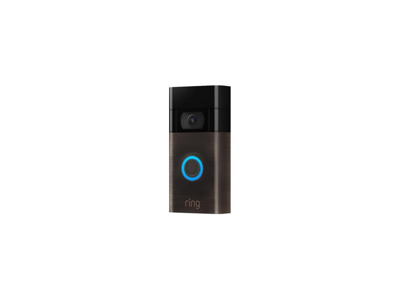 Ring Video Doorbell 2nd Gen, HD 1080P with 2-way Talk and Advanced Motion Detection, Built-in Rechargeable Battery or Connects to Existing Doorbell Wires (Venetian Bronze)