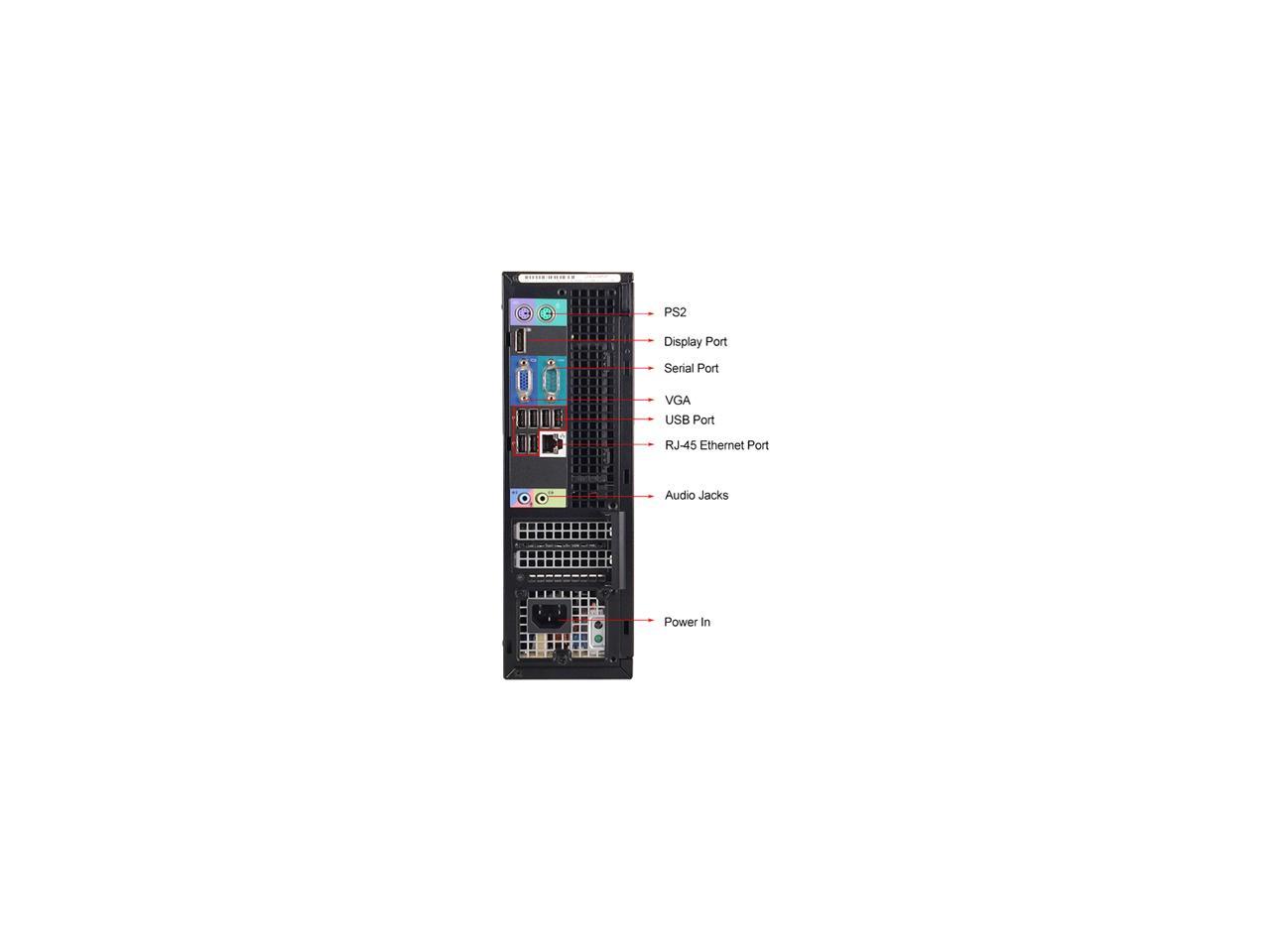 Refurbished Dell OptiPlex 790 SFF Intel Core I3 2100 3.1G / 8G DDR3 / 320G / DVD / Windows 7 Professional 64 Bit / 1 Year Warranty