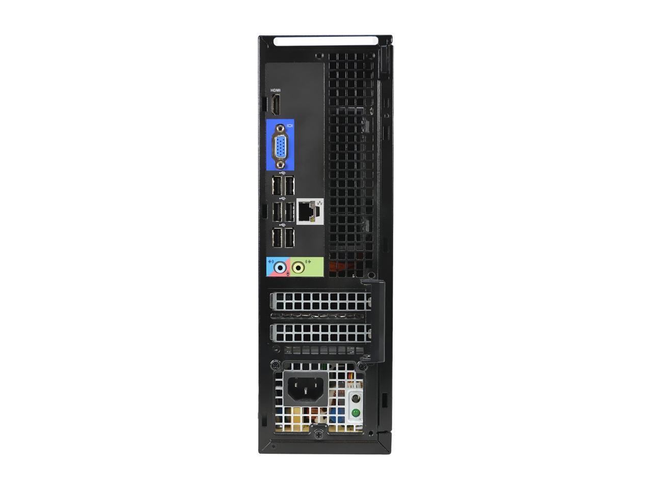 Refurbished Dell OptiPlex 3010 Small Form Factor Intel Core i5 3470 3.20 GHz / 8 GB DDR3 / 500 GB HDD / DVD / USB WIFI / USB BT 4.0 / HDMI / VGA / Windows 10 Pro 64-bit