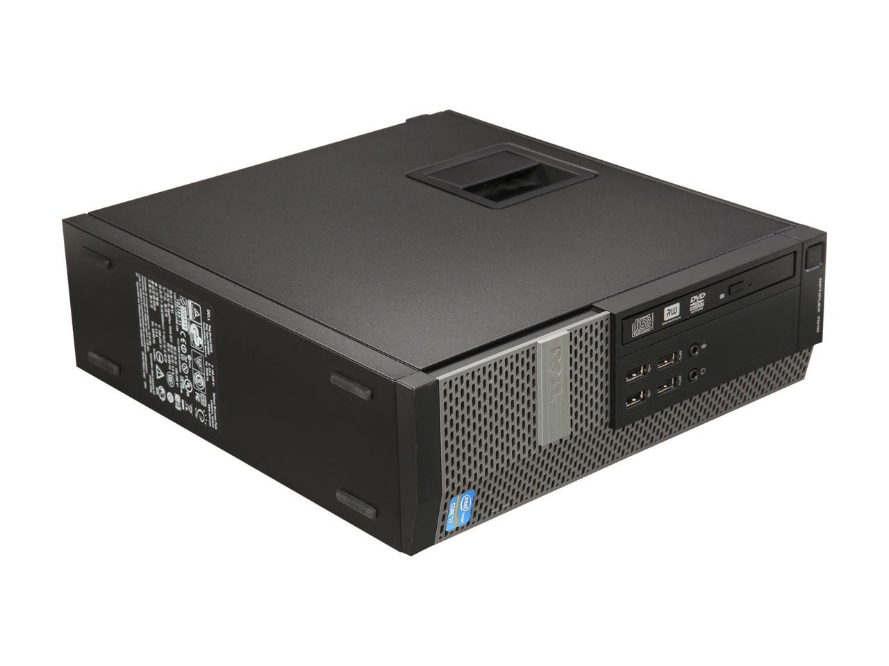 DELL Grade A Desktop Computer 7010 Intel Core i7 3rd Gen 3770 (3.40 GHz) 16 GB DDR3 480 GB SSD, WIFI, Bluetooth, DVD, Windows 10 Pro 64-bit, with Keyboard & Mouse