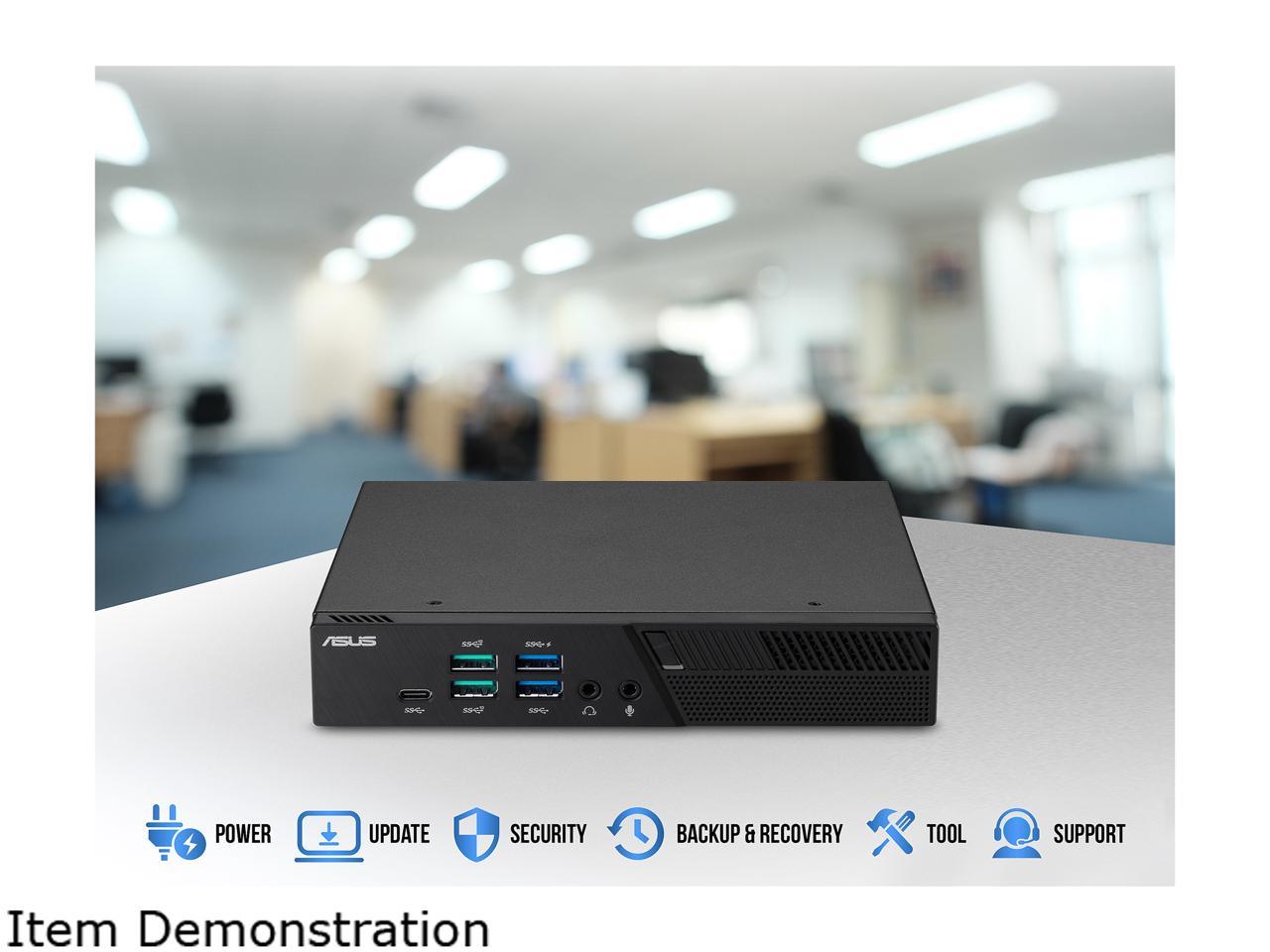 ASUS PB60 Mini PC - Intel Core i5-8400T - 8 GB DDR4 - 256 GB SSD - Intel UHD Graphics 630 - Windows 10 Pro (PB60-B5095ZD)