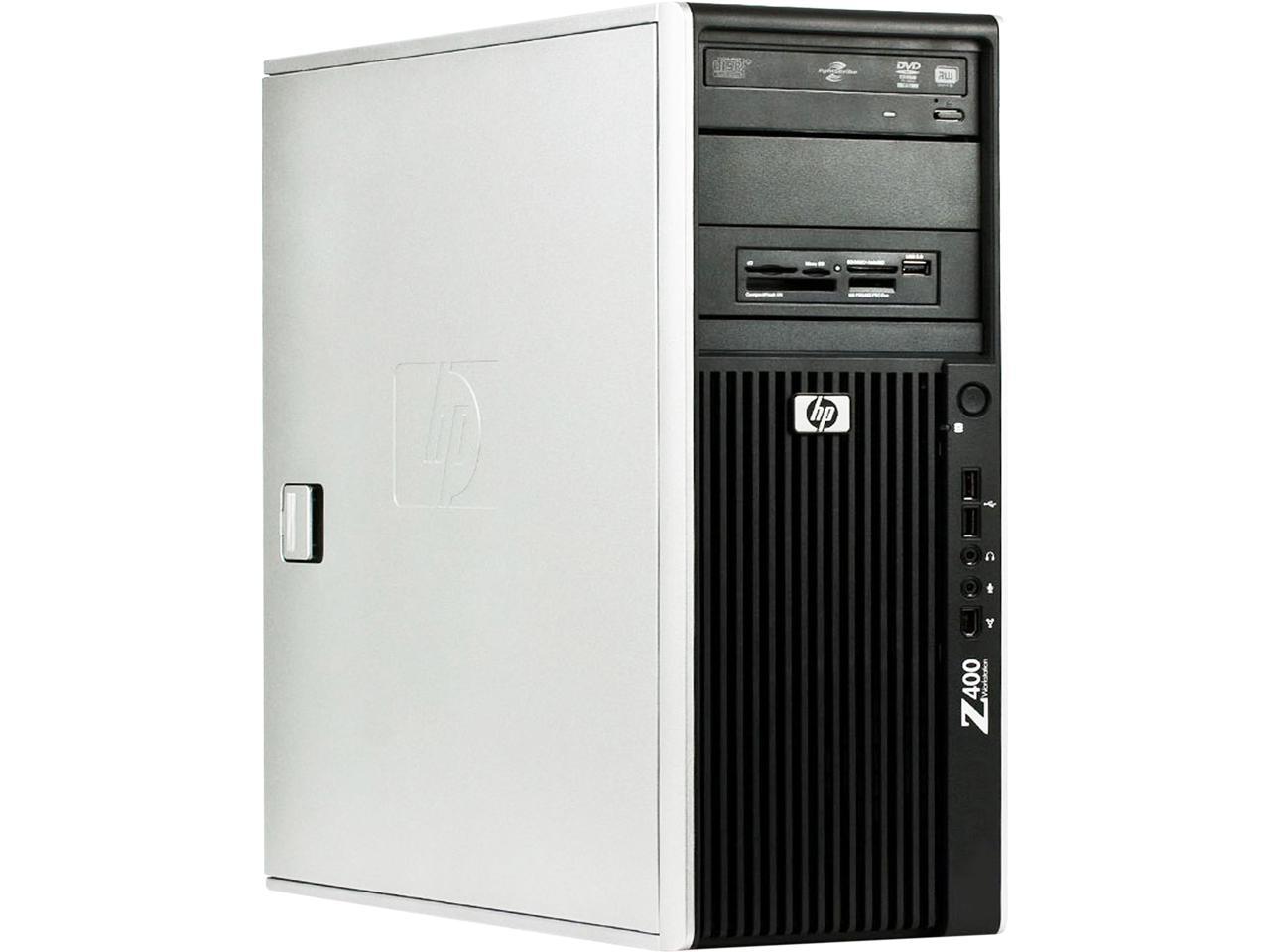 HP Desktop Computer Z400 Xeon W3520 (2.66 GHz) 4 GB DDR3 2 TB HDD ATI Radeon HD 3450 Windows 10 Pro Multi-Language, English / Spanish