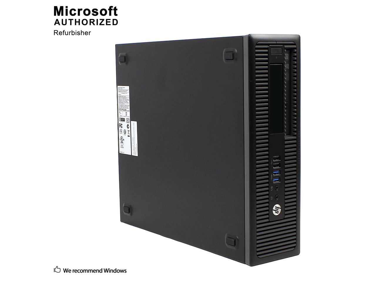 Certified Refurbished HP ProDesk 800G1 SFF Intel Core i5 4590 3.30 GHz / 4 GB DDR3 / 2TB HDD / DVD / Windows 10 Professional 64 Bit / 1 Year Warranty