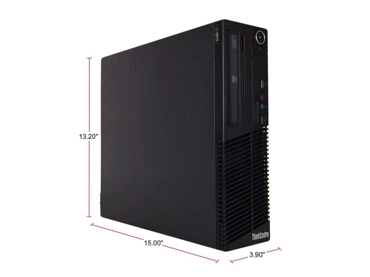 Refurbished Lenovo ThinkCentre M73 Slim/Small Form Factor Intel Core i5 4570 3.20 GHz / 8 GB DDR3 / 240 GB SSD / DVD / WIFI / Windows 10 Pro 64-bit