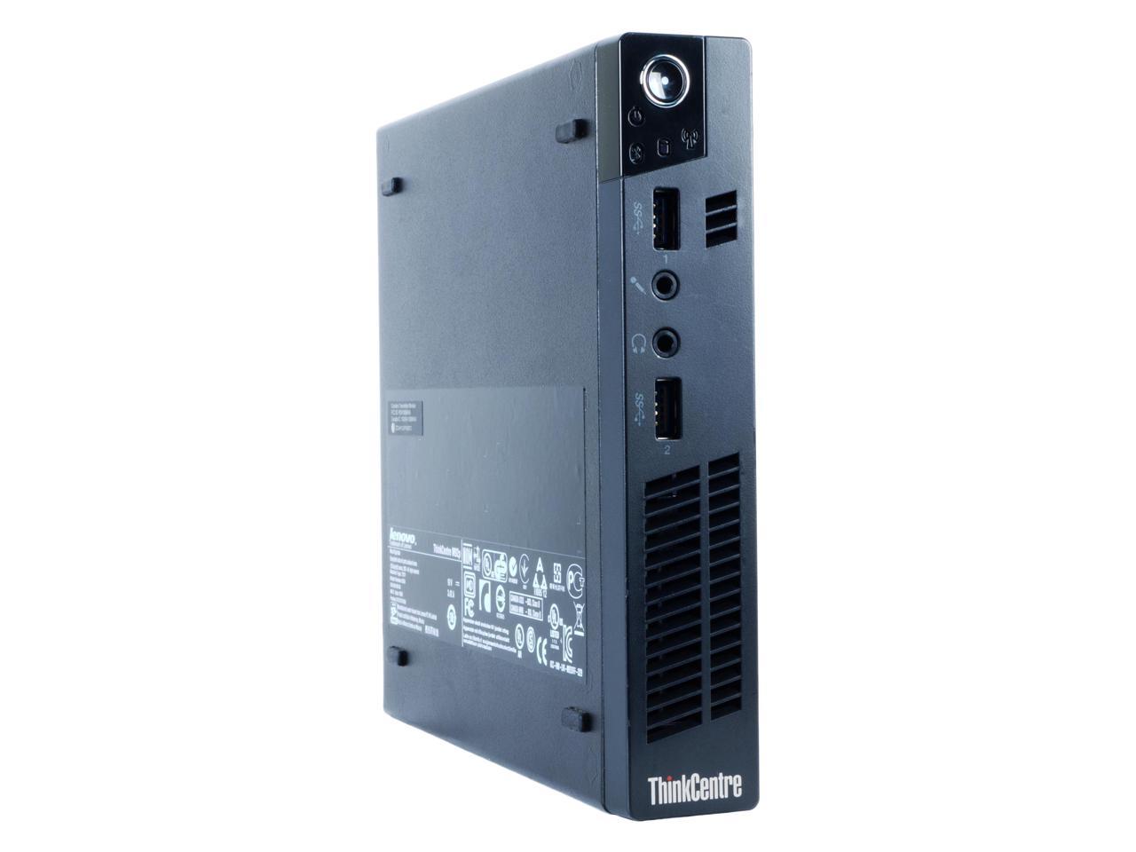 Refurbished Lenovo ThinkCentre M73 Tiny Pentium G3220T 2.60 GHz / 8 GB DDR3 / 500 GB HDD / WIFI / Windows 10 Professional 64 Bit