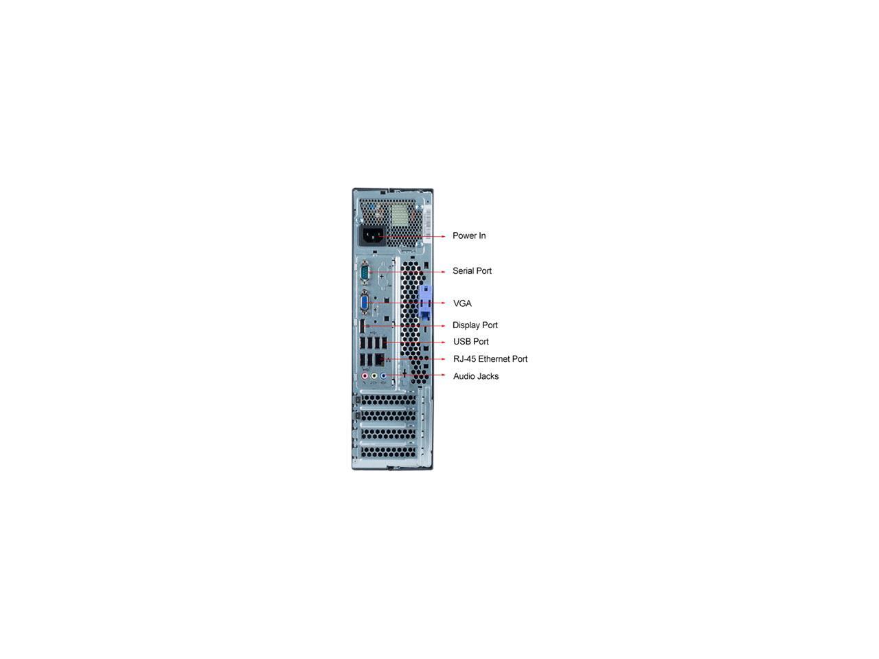 Refurbished Lenovo M78 Slim/Small Form Factor AMD A4-Series APU 5300B 3.4 GHz / 4 GB DDR3 / 250 GB / DVD / Windows 7 Professional 64-bit