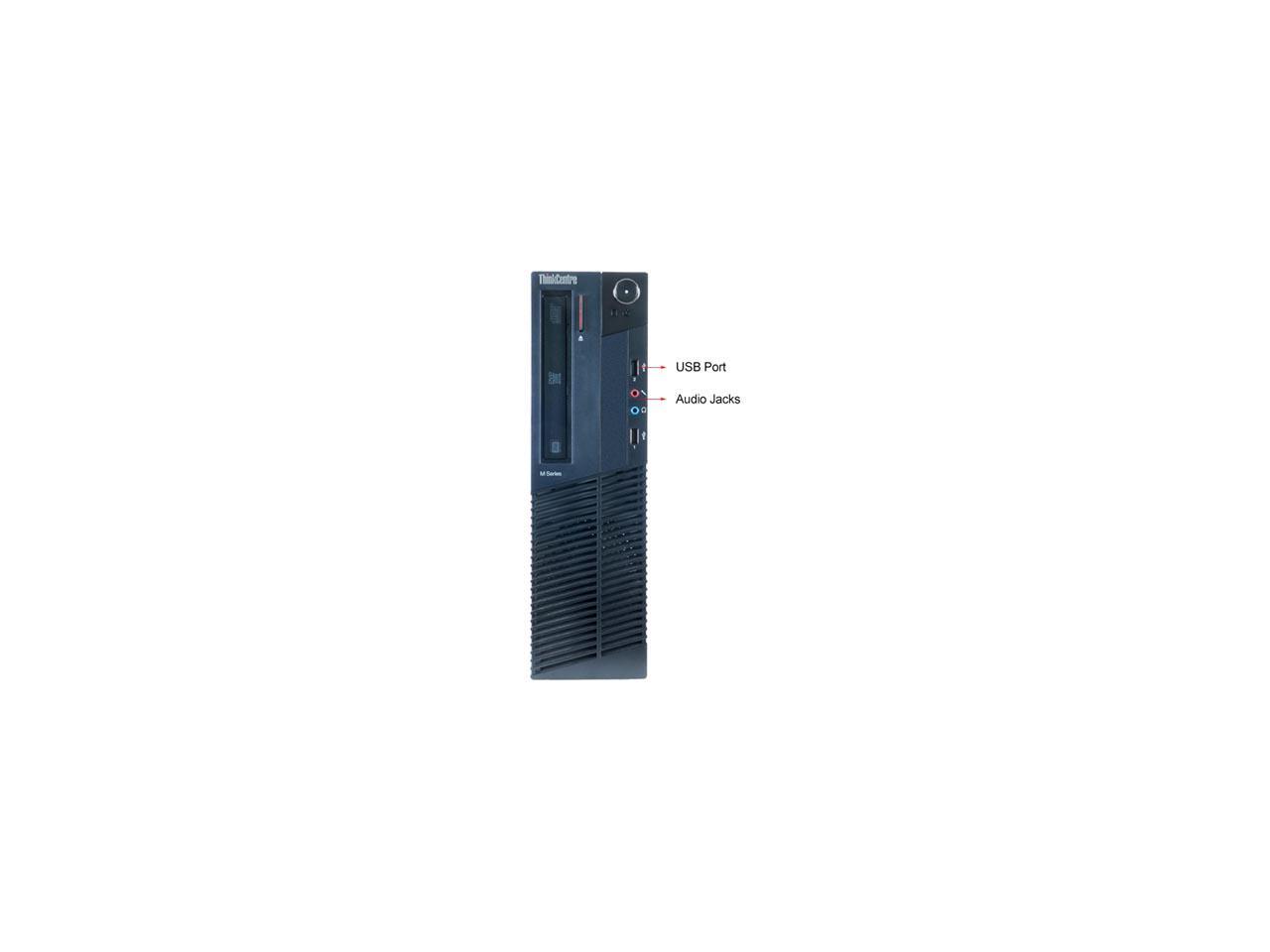 Refurbished Lenovo M78 Slim/Small form factor AMD A6-Series APU 5400B 3.6G / 4G DDR3 / 320G / DVD / Windows 7 Professional 64 Bit / 1 Year Warranty