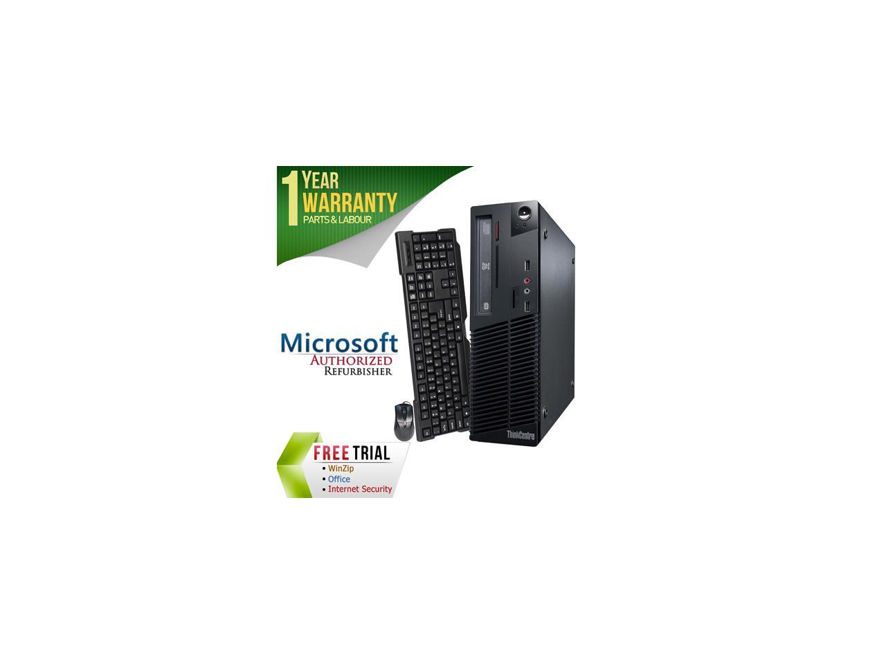 Refurbished Lenovo M79 Slim/Small form factor AMD A8-Series APU 7600B 3.1G / 4G DDR3 / 1TB / DVD / Windows 7 Professional 64 Bit / 1 Year Warranty
