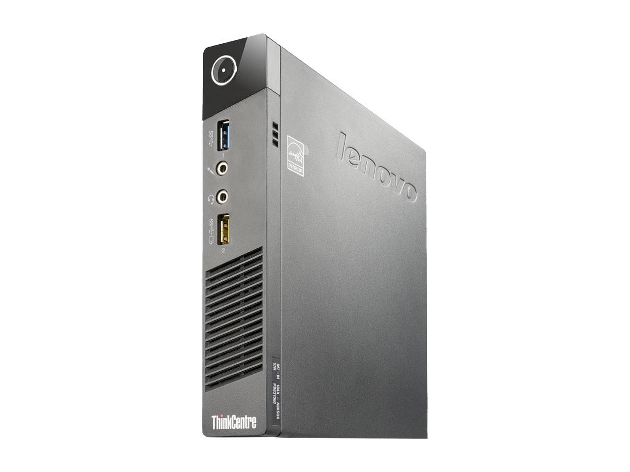 Refurbished Lenovo M73 Tiny Intel Core i3 4130T 2.9G / 4G DDR3 / 250G / Windows 7 Professional 64 Bit / 1 Year Warranty