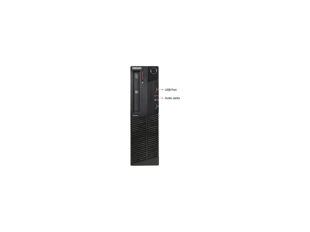 Refurbished Lenovo ThinkCentre M81 Desktop SFF Intel Core i5 2400 3.1G/ 4G DDR3 / 250G / DVD / Windows 7 Professional 64 Bit / 1 Year Warranty