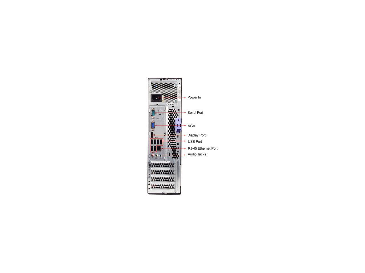 Refurbished Lenovo ThinkCentre M81 Desktop SFF Intel Core i5 2400 3.1G/ 4G DDR3 / 250G / DVD / Windows 7 Professional 64 Bit / 1 Year Warranty