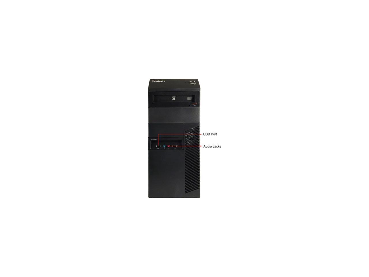 Refurbished Lenovo ThinkCentre M92P Desktop Tower Intel Core i5 3470 3.4G / 8G DDR3 / 320G / DVD / Windows 7 Professional 64 Bit / 1 Year Warranty