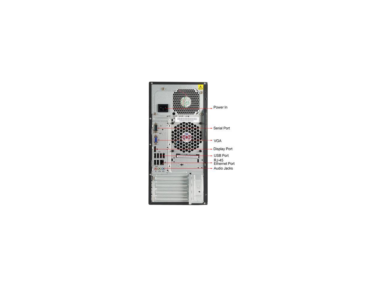 Refurbished Lenovo ThinkCentre M92P Desktop Tower Intel Core i5 3470 3.4G / 8G DDR3 / 320G / DVD / Windows 7 Professional 64 Bit / 1 Year Warranty