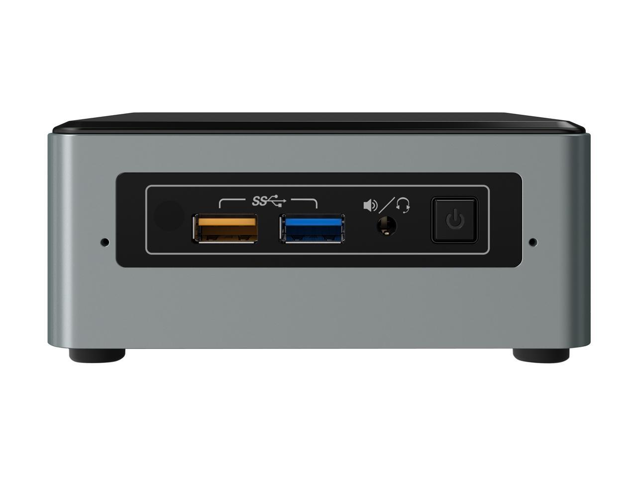 Intel Desktop Computer NUC Kit BOXNUC6CAYSAJ Celeron J3455 (1.50 GHz) 2 GB DDR3L 32 GB eMMC Intel HD Graphics 500 Windows 10 Home 64-bit