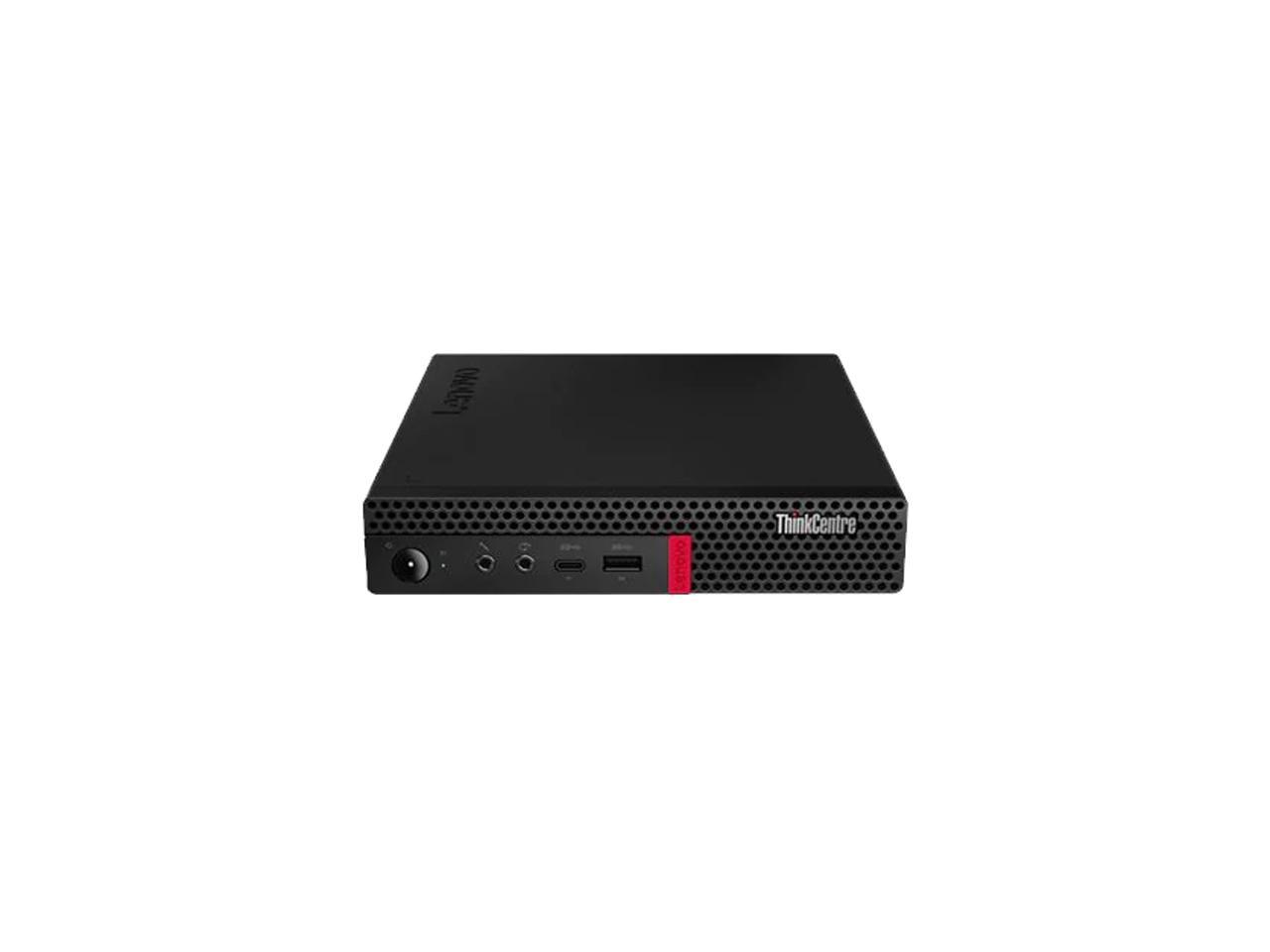 Lenovo ThinkCentre M630e 10YM0034US Desktop Computer - Core i3 i3-8145U - 8 GB RAM - 256 GB SSD - Tiny - Black