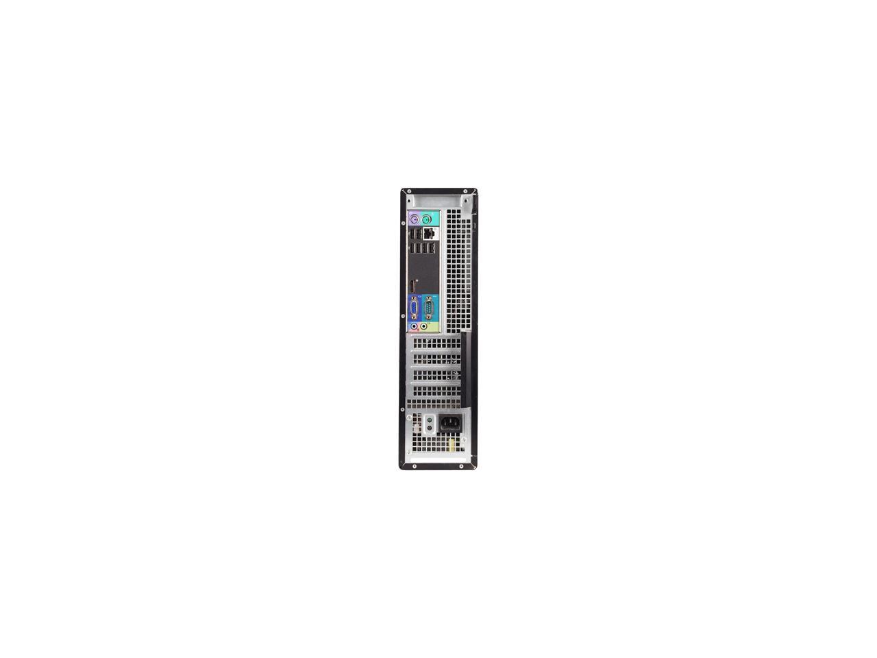 Refurbished Dell Grade A OptiPlex 790 Desktop Computer, Intel Core I5-2400 (3.1 GHz), 4 GB DDR3, 360 GB SSD, DVD, WIFI, Win 10 Pro 64-bit( EN/ES), 1 Year warranty