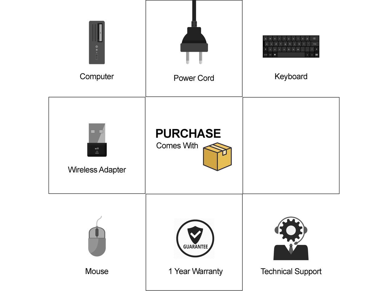 Refurbished HP Grade A Compaq Pro 6305 Small Form Factor Computer, AMD A6-5400B (3.6 GHz), 8G DDR3, 360G SSD, DVD, WIFI, Windows 10 Home 64-bit (English/Spanish), 1 Year Warranty