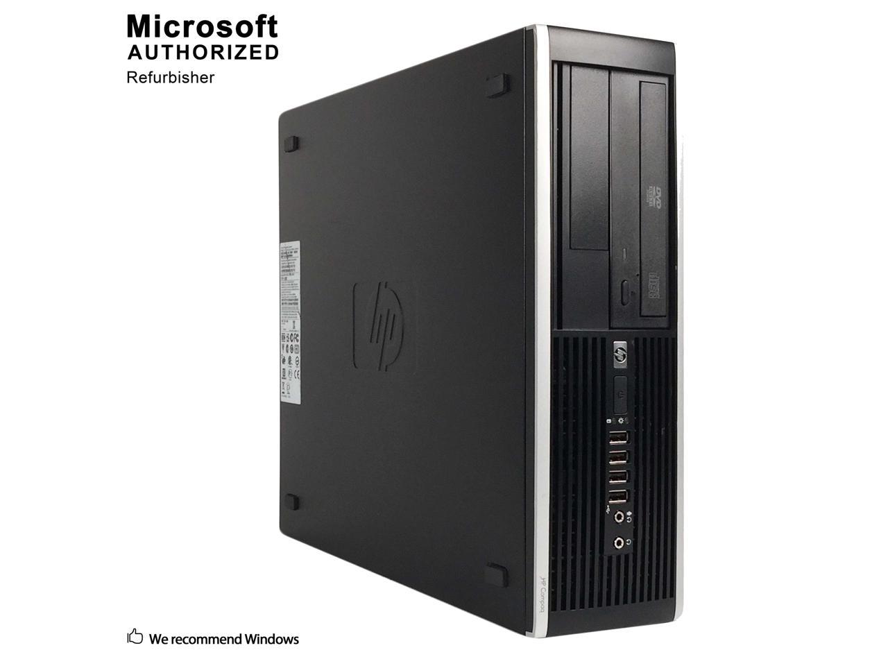 Refurbished HP Grade A Compaq Pro 6305 Small Form Factor Computer, AMD A6-5400B (3.6 GHz), 8G DDR3, 360G SSD, DVD, WIFI, Windows 10 Home 64-bit (English/Spanish), 1 Year Warranty