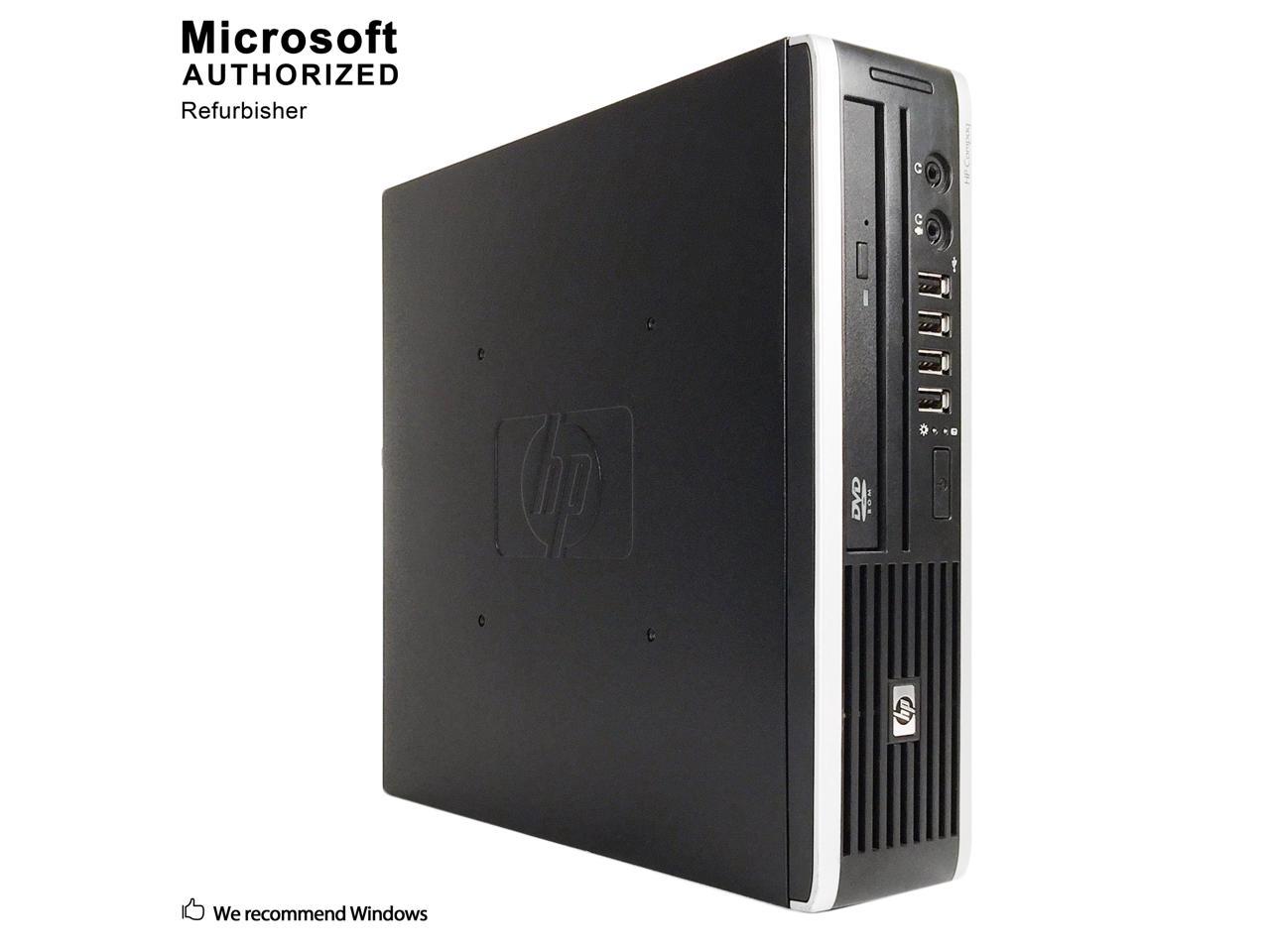 Refurbished HP Grade A Compaq 8200 Elite Ultra-slim PC Intel Core i5 2500S (2.7 GHz), 4 GB DDR3, 250GB, WIFI, Bluetooth 4.0, DVD, Win 10 Pro 64-bit (EN/ES), 1 Year Warranty