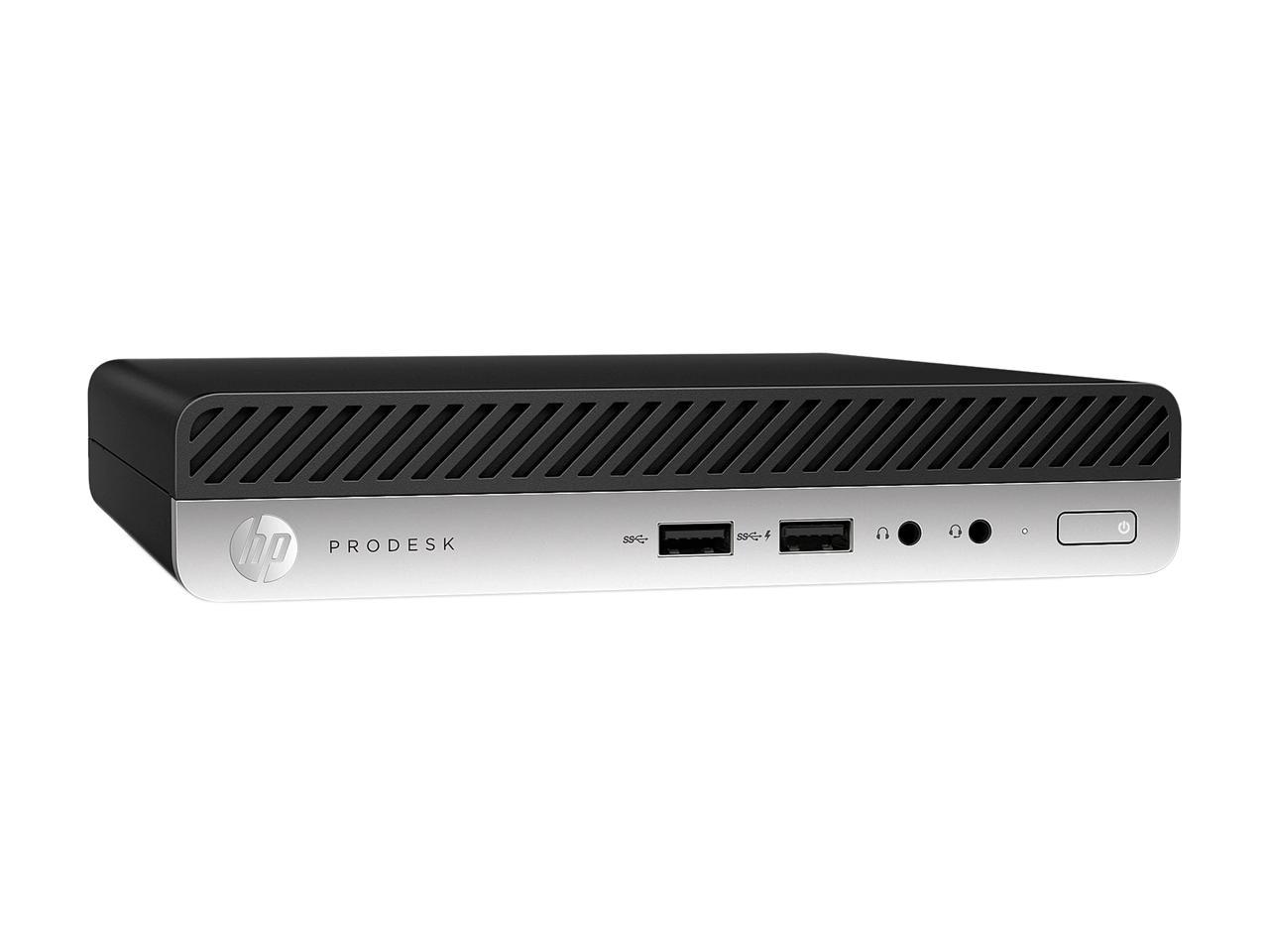 HP ProDesk 400 G5 (7FU86UT) - Mini Desktop PC - Intel Core i5-9500T (6-Core 2.2 GHz), Intel UHD Graphics 630, Intel B360, 8 GB DDR4, 256 GB SSD, Windows 10 Pro 64-bit