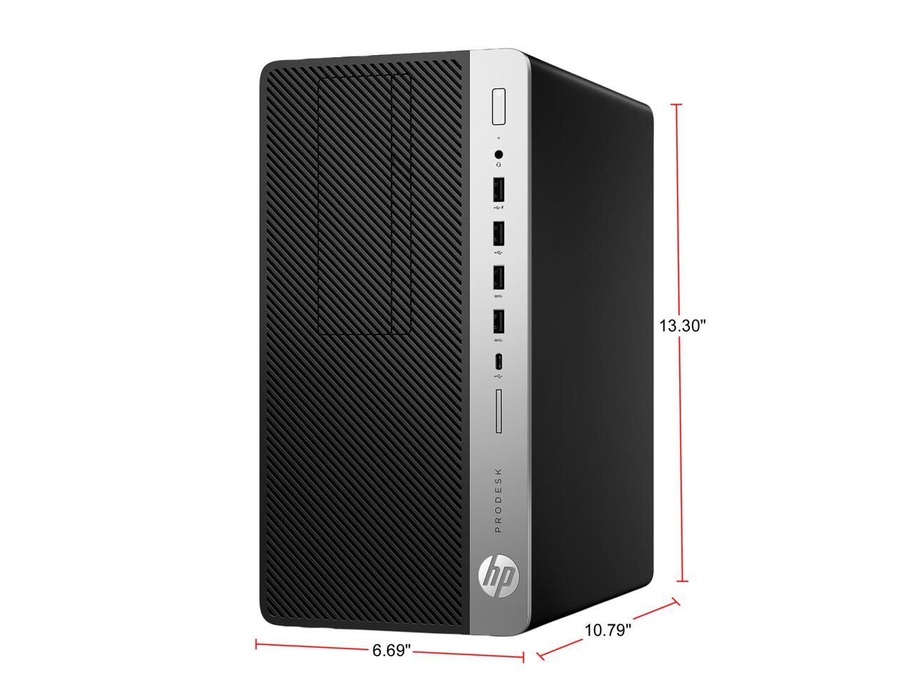 HP Desktop Computer ProDesk 600 G5 7JL19UT#ABA Intel Core i7 9th Gen 9700 (3.00 GHz) 8 GB DDR4 1 TB HDD Intel UHD Graphics 630 Windows 10 Pro 64-bit