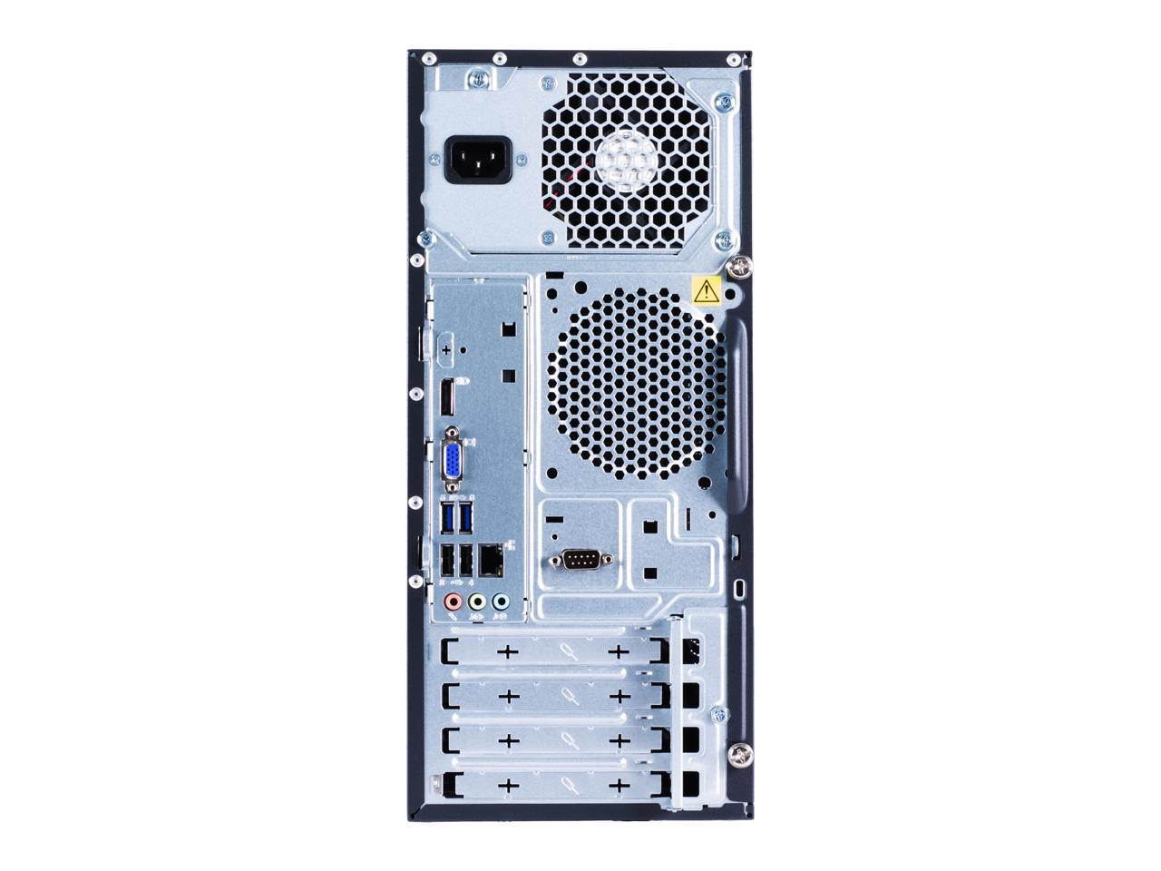 Refurbished Lenovo ThinkCentre E73 Tower Intel Core i3 4130 3.40 GHz / 12 GB DDR3 / 3TB HDD / DVD / WIFI / HDMI Cable / Bluetooth 4.0 / VGA / DP / Windows 10 Professional 64 Bits / 1 Year Warranty