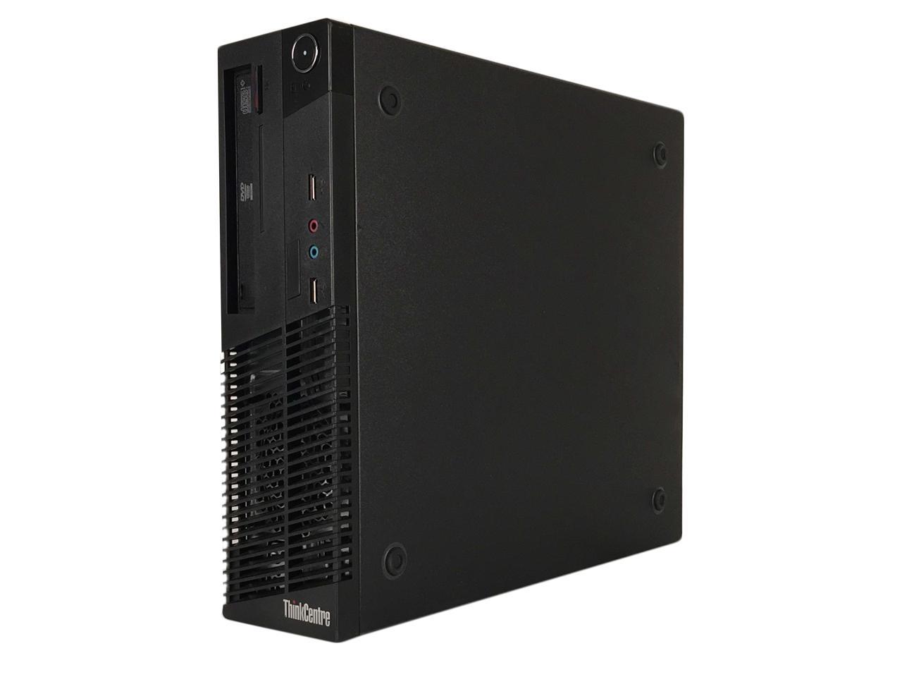 Refurbished Lenovo ThinkCentre M71E Small Form Factor Intel Pentium G620 2.60 GHz / 8 GB DDR3 / 360GB SSD / DVD / WIFI / Bluetooth 4.0 / VGA / DVI / Windows 10 Professional 64 Bits / 1 Year Warranty