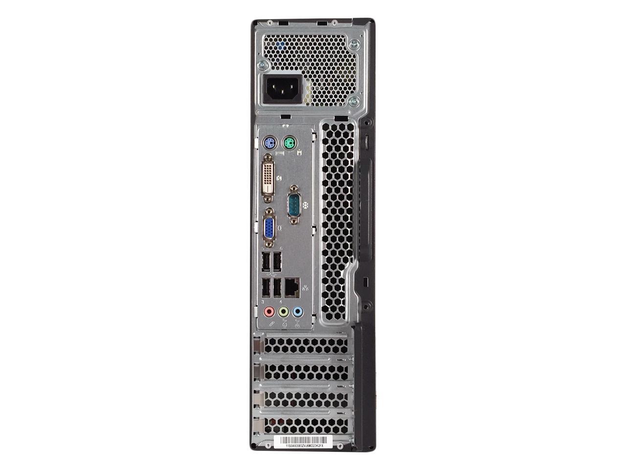 Refurbished Lenovo ThinkCentre M71E Small Form Factor Intel Pentium G620 2.60 GHz / 8 GB DDR3 / 360GB SSD / DVD / WIFI / Bluetooth 4.0 / VGA / DVI / Windows 10 Professional 64 Bits / 1 Year Warranty