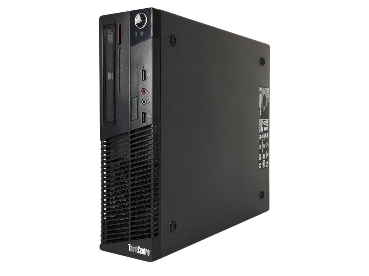 Refurbished Lenovo ThinkCentre M73 Small Form Factor Intel Core i3 4130 3.40 GHz / 8 GB DDR3 / 500GB HDD / DVD / WIFI / HDMI Cable / Bluetooth 4.0 / VGA / DP / Windows 10 Professional 64 Bits / 1 Year
