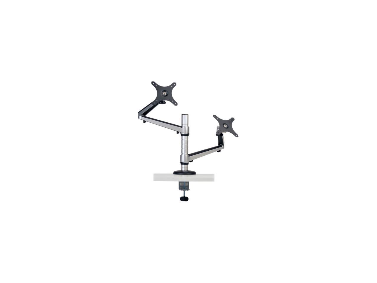 TRIPP LITE DDR1327DCS Black 13" - 27" Flex Arm Dual Desk Clamp