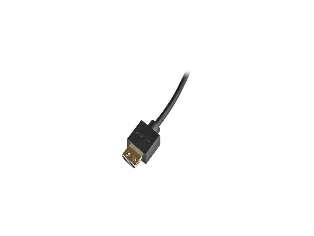 StarTech HDMM2MLP HDMI Cable - 2m / 6 ft - Gripping Connectors - Premium 4K HDMI Cable - High Speed HDMI 2.0 Cable - HDMI Cord for TV - 1 pack
