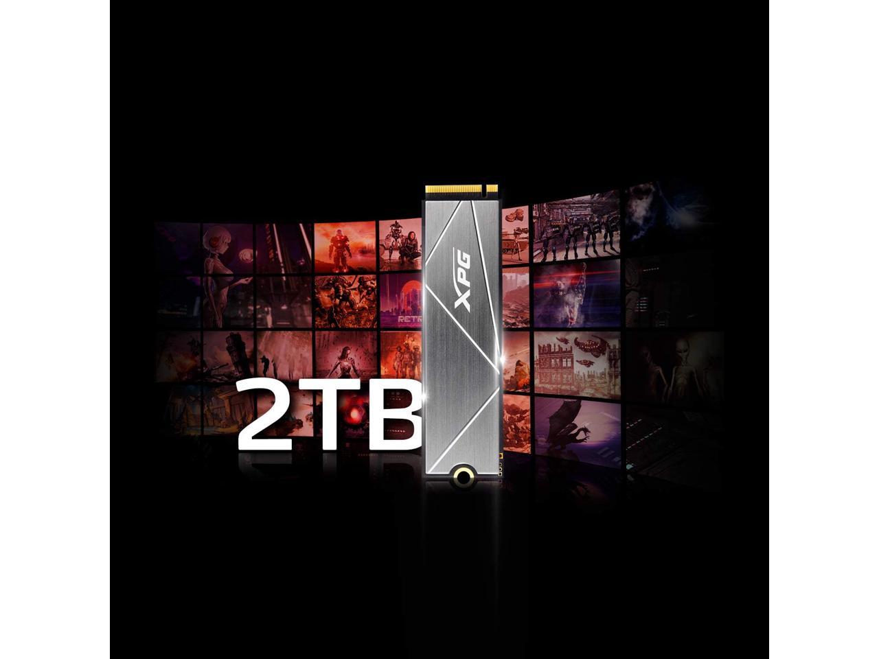 XPG GAMMIX S50 Lite Series: 2TB Internal SSD 3D NAND PCIe Gen4x4 M.2 2280 (NVMe)