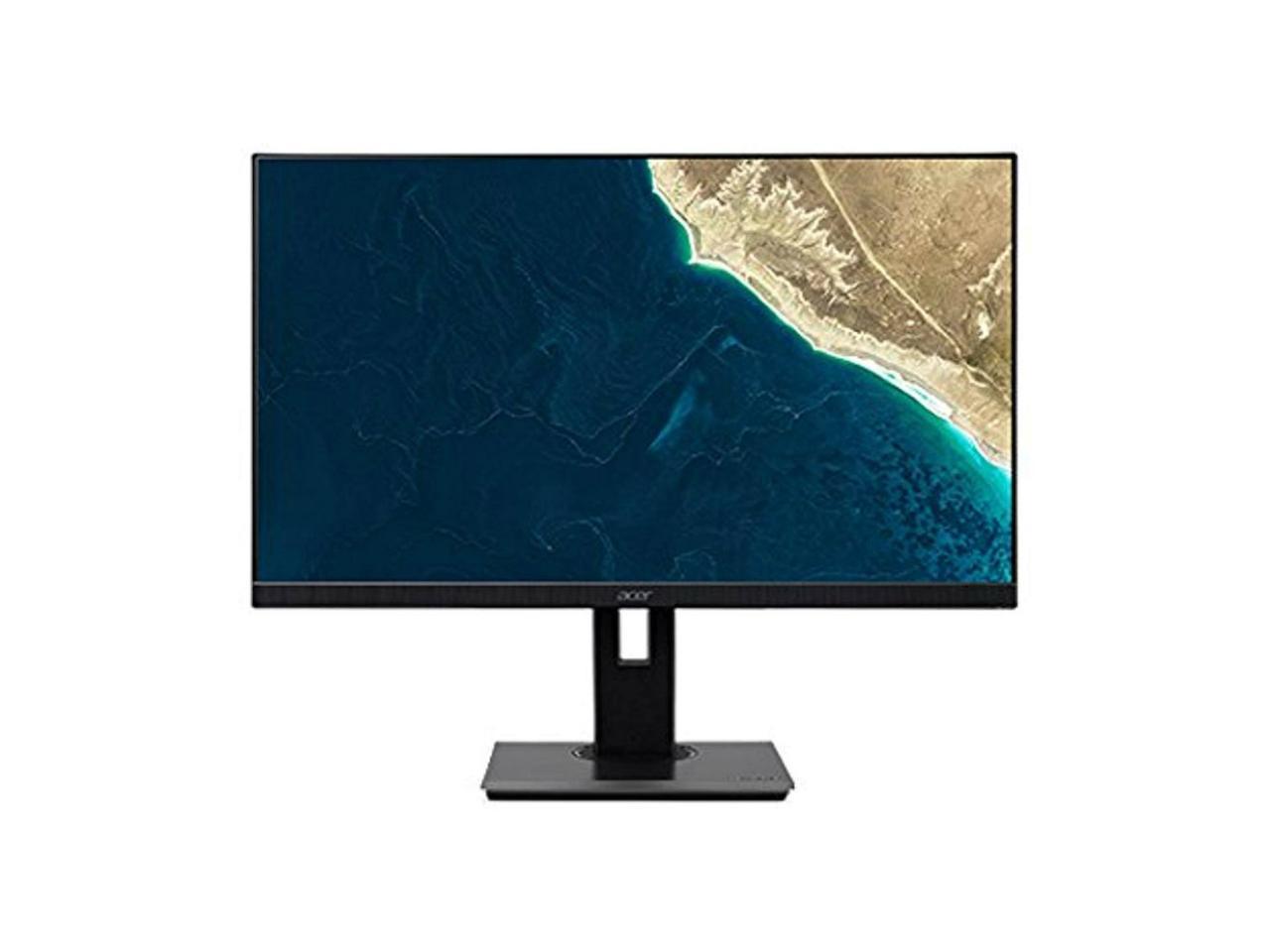 Acer B277U 27" WQHD 2560 x 1440 2K 75Hz 4ms (GTG) 2xHDMI DisplayPort AMD FreeSync USB 3.0 Hub Built-in Speakers Backlit LED IPS Monitor