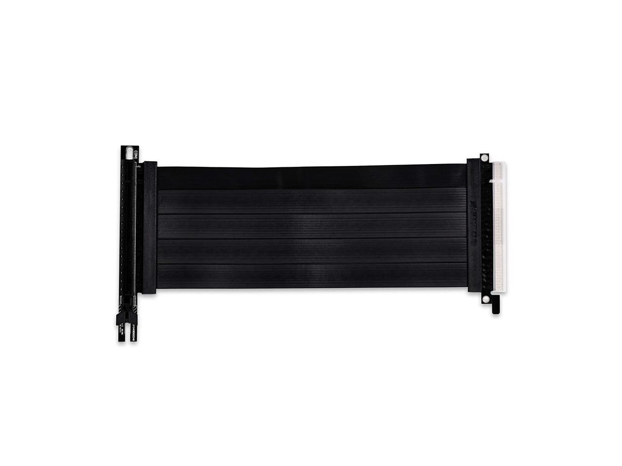 LIAN LI Premium PCI-E 16X 4.0 Black Extender Riser Cable 200mm Black (PW-PCI-420)