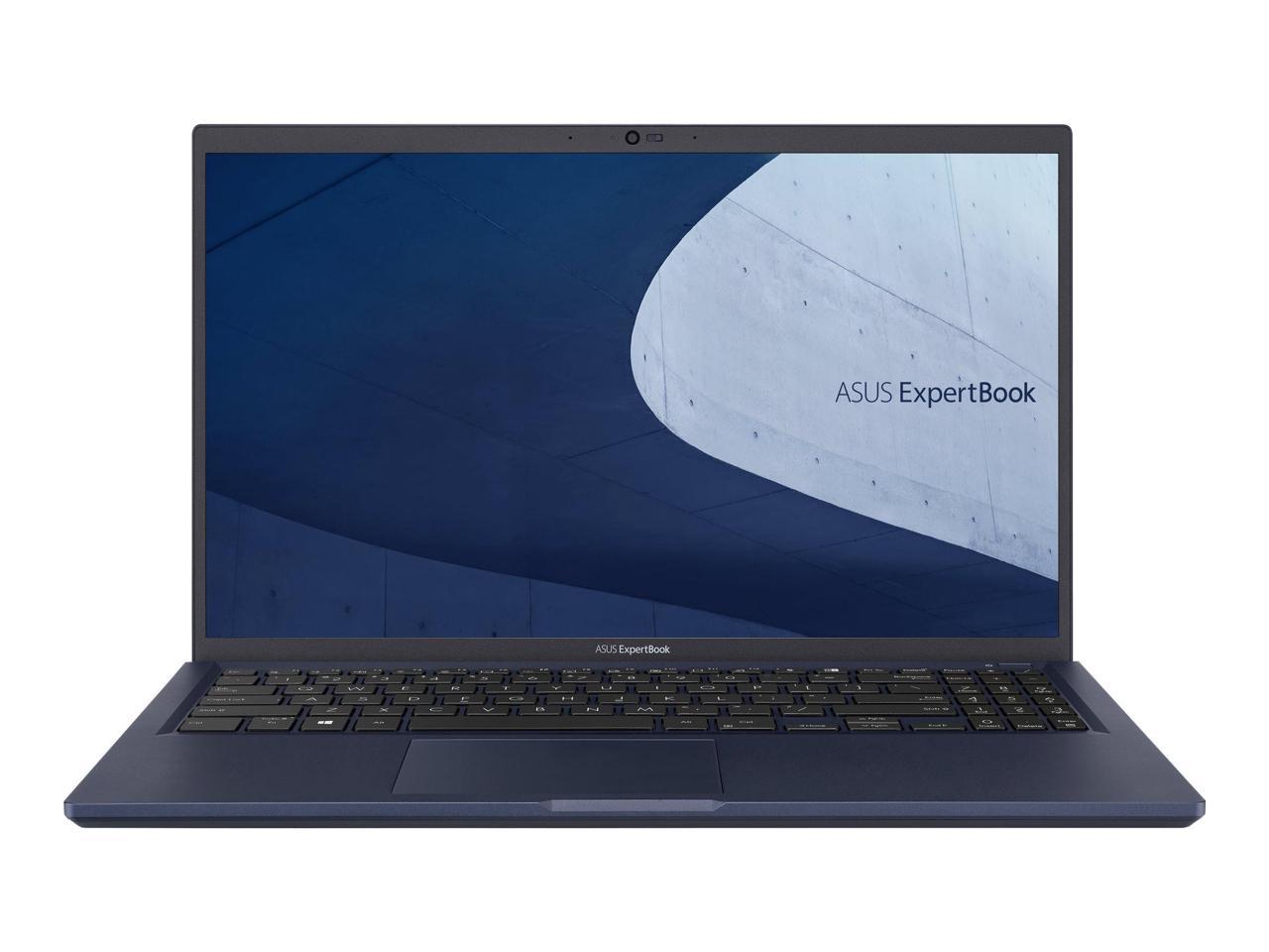 ASUS Laptop ExpertBook Intel Core i5 11th Gen 1135G7 (2.40GHz) 8GB Memory 256 GB SSD Intel Iris Xe Graphics 15.6" Windows 10 Pro 64-bit B1500CEA-XH51