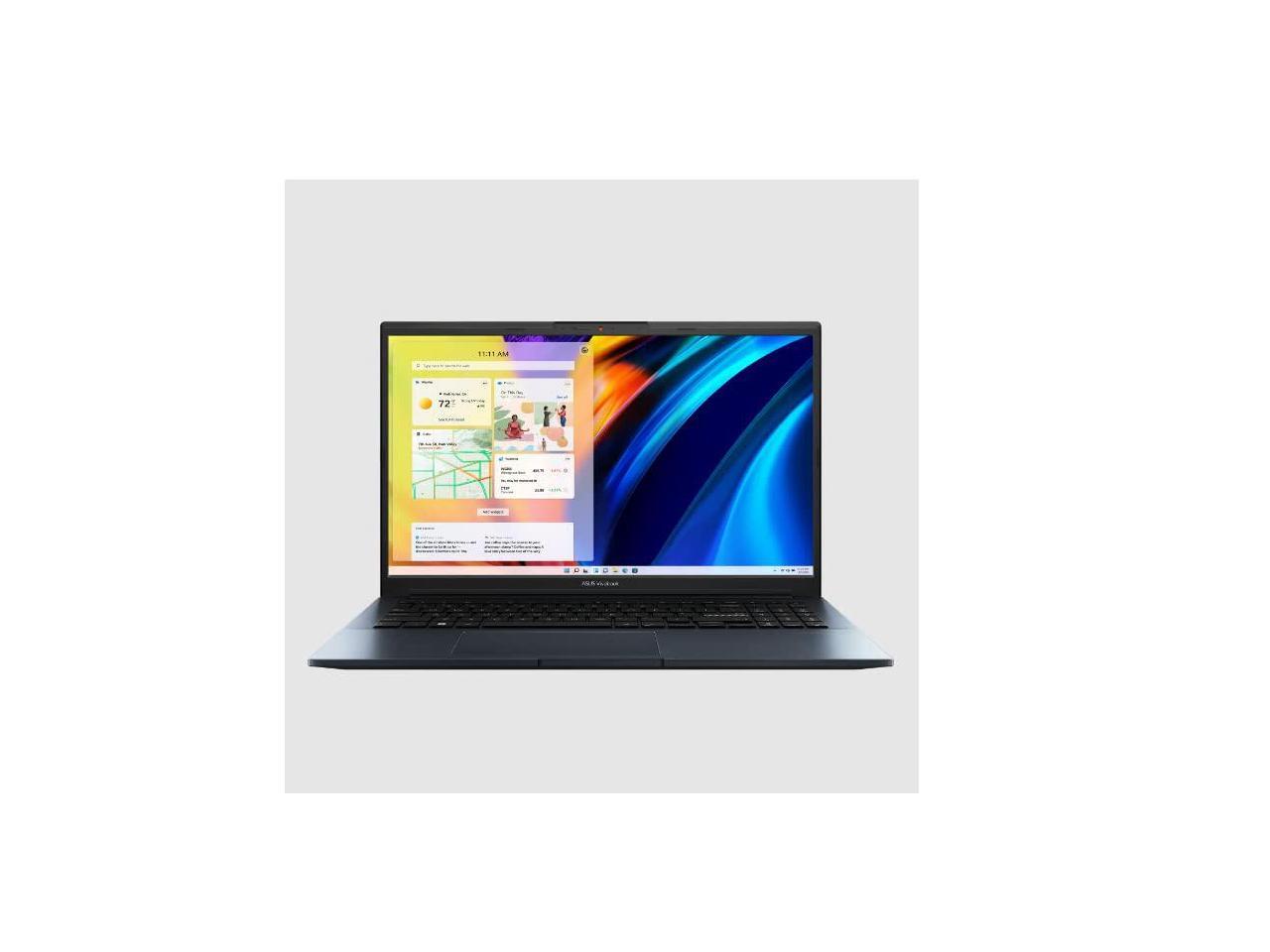 ASUS VivoBook Pro 15 Laptop, 15.6" FHD Display, Intel Core i5-12450H CPU, NVIDIA GeForce GTX 1650 Max-Q GPU, 8GB RAM, 512GB SSD, Windows 11 Home, Quiet Blue, K6500ZH-DB51