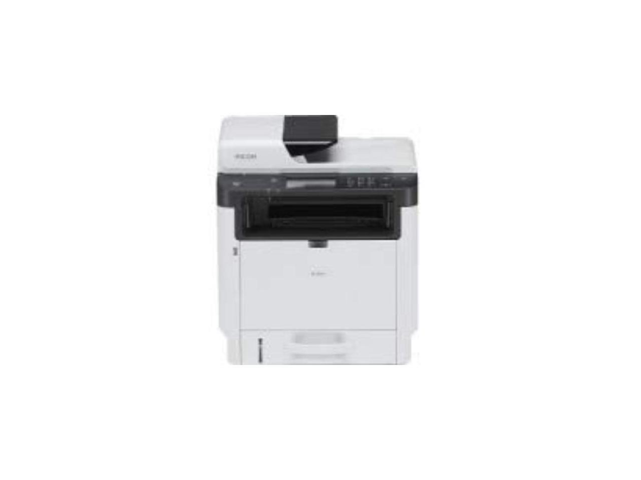 Ricoh SP 330SFN Laser Multifunction Printer - Monochrome - Plain Paper Print - Desktop - Copier/Fax/Printer/Scanner - 34 ppm Mono Print - 1200 x 1200 dpi Print - Automatic Duplex Print - 1 x Automatic